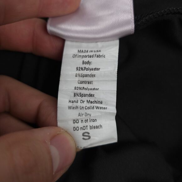 BOMBSHELL Sportswear Thigh High Sock Leggings Black and White Athletic Sporty - Picture 7 of 7